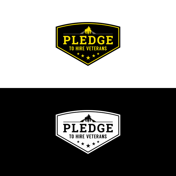 Design by K'Key titled "Create the logo for the Pledge to Hire Veterans national program"