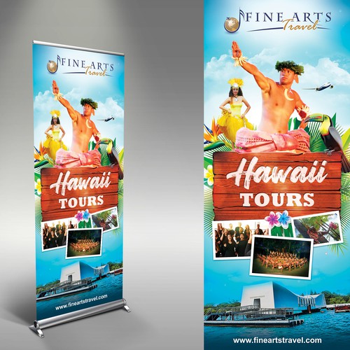 Looking for an Exciting Trade Show Banner for our Travel Company Design by vsardju