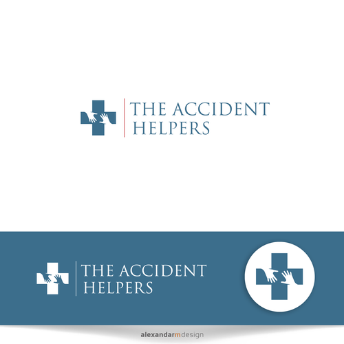 The Accident Helpers Logo Design by alexandarm