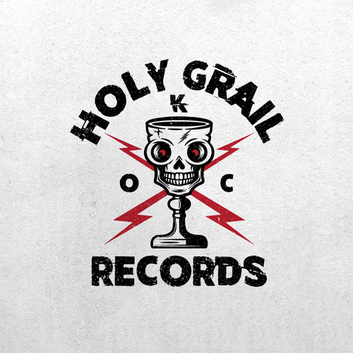 Punk-rock inspired logo wanted for a "holy" record store. Design by DEVILPEN