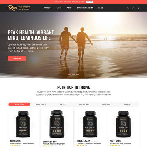 Design Design the "sexiest" and most powerful health supplements website on the planet di Sattvi Art