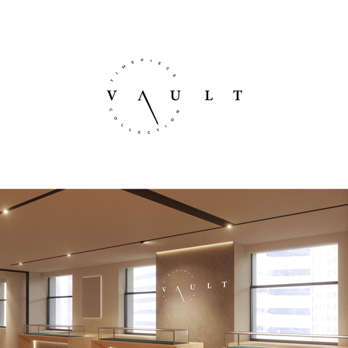 The Vault | Timepiece Collection Logo Contest Design by EXPOinf
