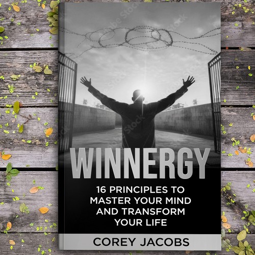 Design a sleek book cover for a man who wants to transform your mind and life! Design by FalahStudio