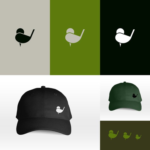 New Golf Hat that will bring you birdies. Design réalisé par KRiS.