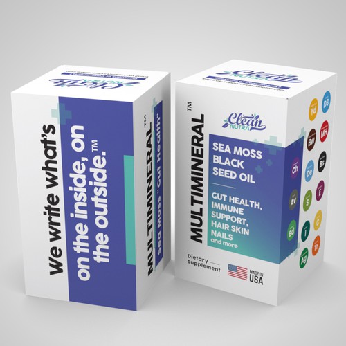 Design A Stunning Supplement Box for Best Selling Supplement Brand Design by Pice Wilf