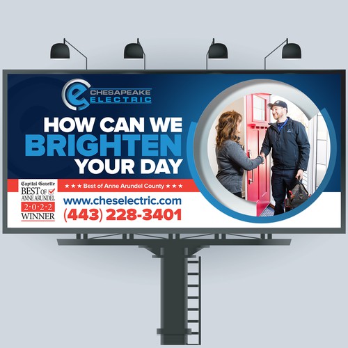 Chesapeake Electric Billboard Design by STMRM