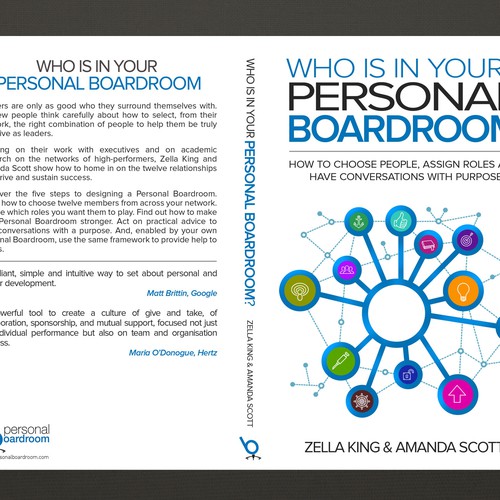 Design a book cover for "Who is in your Personal Boardroom?" Design by ArtSpark