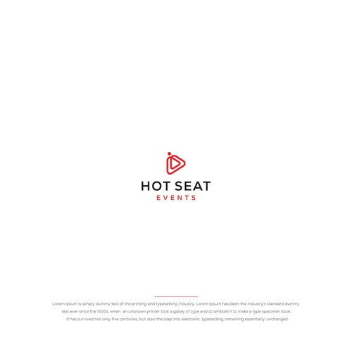 Diseño de Impactful Logo For 'Hot Seat Events' – Learn from Industry Experts Through Livestreams & Events. de Asim M.