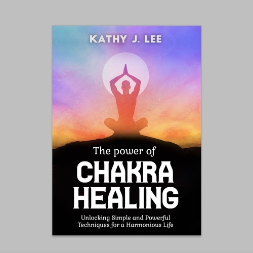 🔥🔥-=  UNIQUE CHAKRA HEALING KDP Ebook Cover =- 🔥🔥 Design by marta_brk