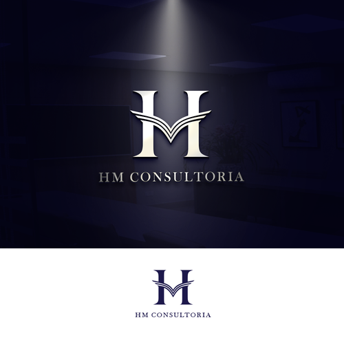 "Cria um design para um logotipo moderno para a HM consultoria" ganador Logotipos