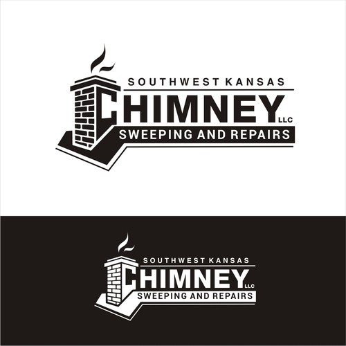 Simple powerful logo for chimney sweep Design by LOGOMAN*