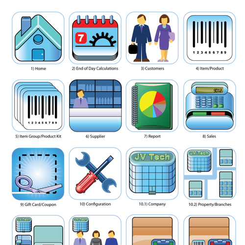 Product category icons for web site, Button or icon contest