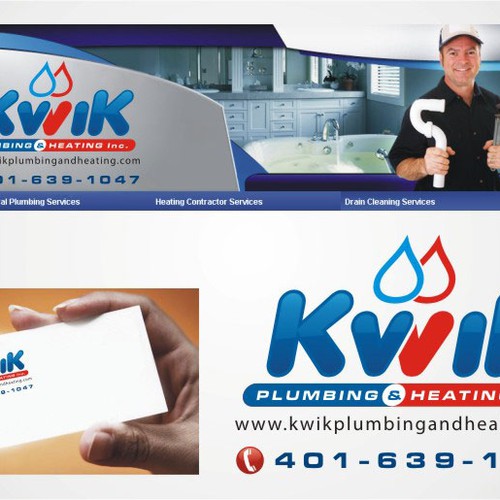 Create the next logo for Kwik Plumbing and Heating Inc. Design von the londho