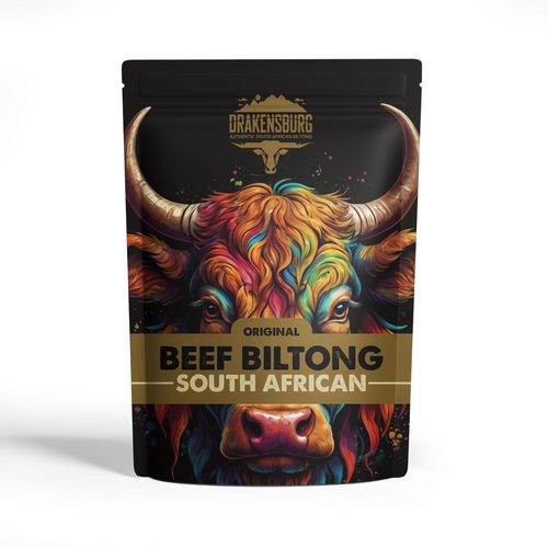 Hipster professional adventure biltong food packaging Design by syakuro