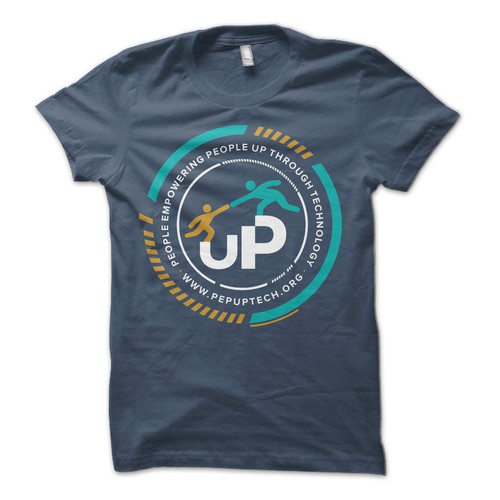 Create a tshirt design for a tech focused nonprofit organization