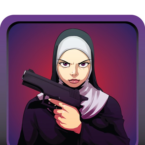 New icon for nuns fighting with monsters game Design por nana7