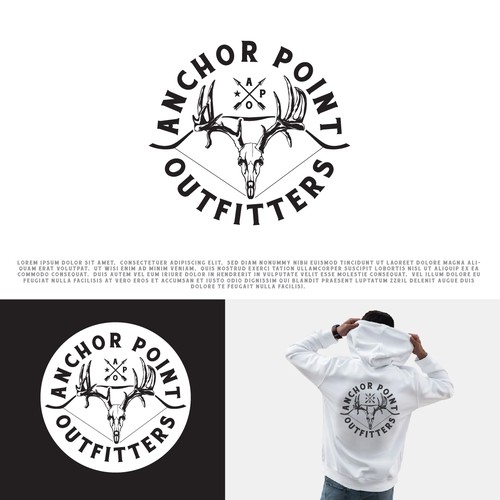 Vintage hunting logo to appeal to bow hunters of all generations Diseño de Stranger007