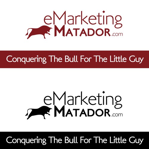 Logo/Header Image for eMarketingMatador.com  Design by JonathanS