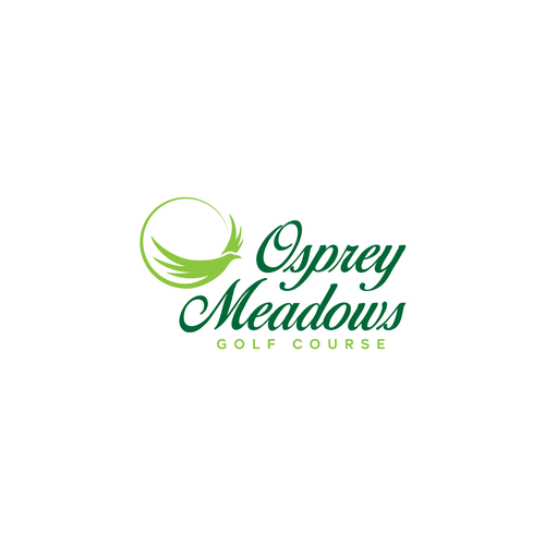 Golf Course Logo - Osprey Meadows Golf Course at Tamarack Design by Yagura