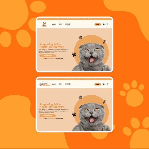 Design di Cat Snacks brand & logo di The Janati