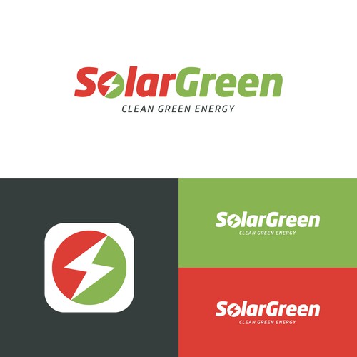 Logo for solar retailer, SolarGreen Réalisé par ARA designs