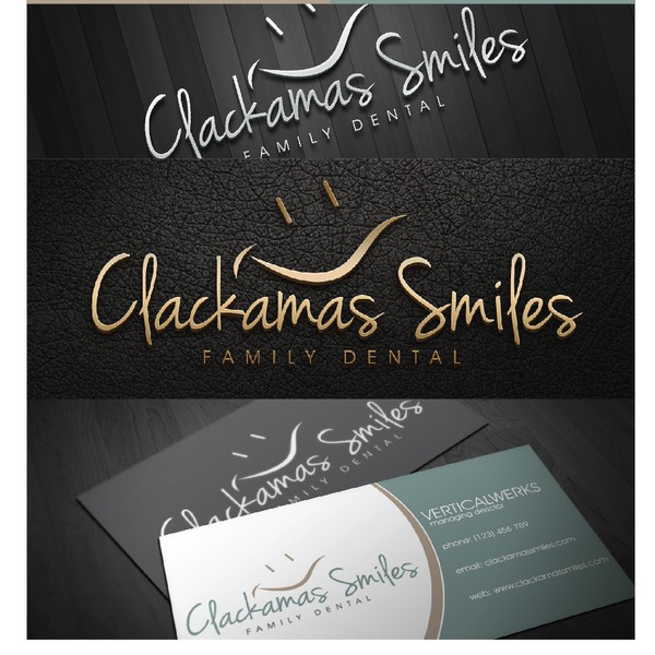 Design by brigs titled "Clackamas Smiles  needs a new logo"