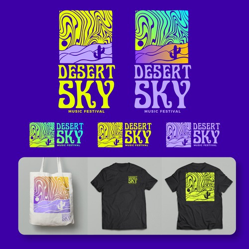 Desert Sky Music Festival Design by El eduardo