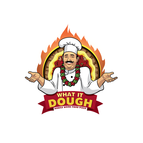 Hawaiian Wood Fired Pizza Logo Diseño de SamM12