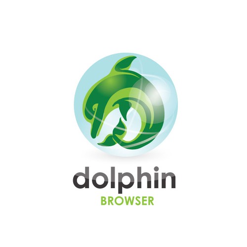 New logo for Dolphin Browser Design by kkatty