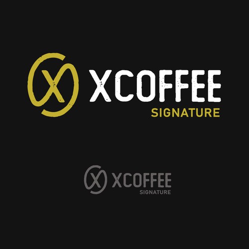 X COFFEE LOGO Design by Artmin