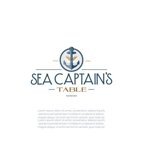 Sea Captain's Table Logo Design Design by Randy Yanuar