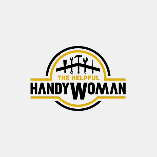 We need a design for our handywoman business that mixes masculine and feminine. Design by XarXi