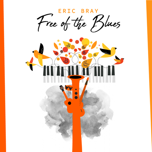 One Panel Album cover for a single salsa song - Free of the Bues Design by ALOTTO