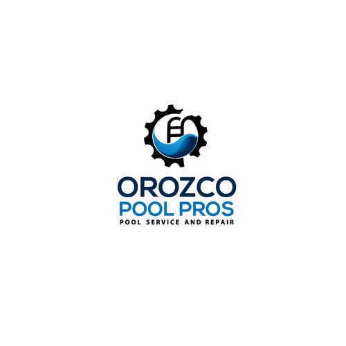 I'm looking for a Pool Service and Repair logo that's bold and easy to remember. Réalisé par veluys