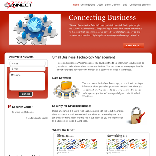 1-3 Page Website Template Design von Zai Creatives