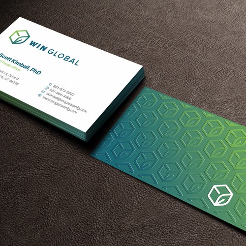 WIN Global Business Card Design Design réalisé par Budiarto ™