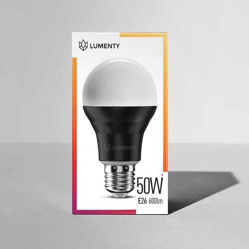 We need to create a sophisticated package for smart lamps. Design by Dimanist