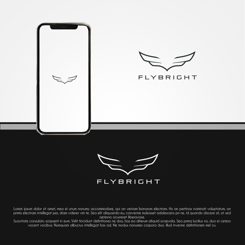 Flight School - High quality career track and recreational flight training. Design by pixelgarden