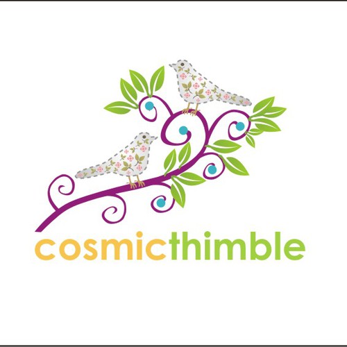 Cosmic Thimble Logo Design Design por crazyeye