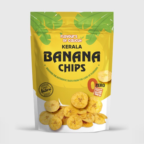 Package Design for Banana Chips Design by Gustavo RV