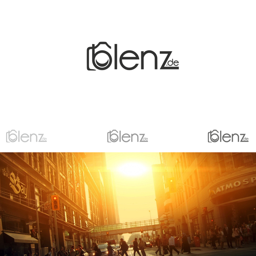 photography logo blenz.de Design by cv design