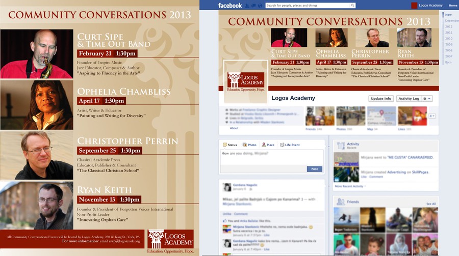 Lecture Series Promo Facebook Banner For Urban Christian School