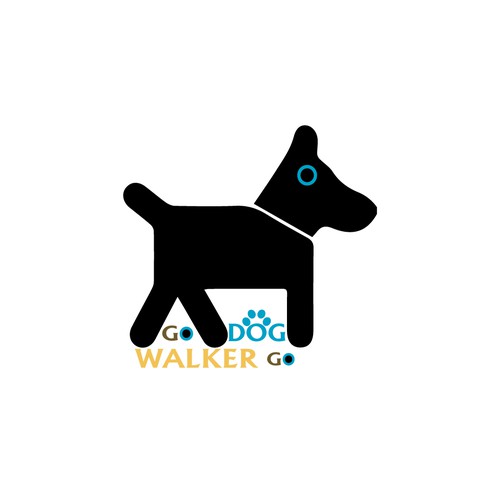 Need fun logo for GO! DOG WALKER GO!  Dog Walking Service Design réalisé par George_Benedict