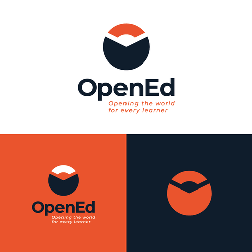 Design a timeless logo for the future of education. The world has changed. The future is open. Design by Cirque du Franka