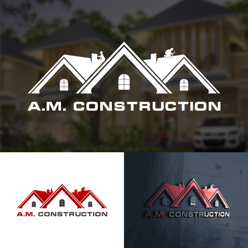 Next level Construction Logo for Home Improvement business "A.M. Construction" Design by sultan wisnu sadewa