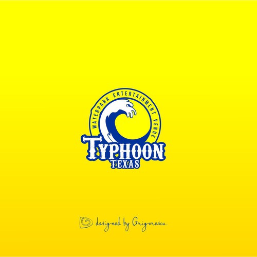 Typhoon Texas, largest waterpark built in the US needs a logo Design by grigorescu