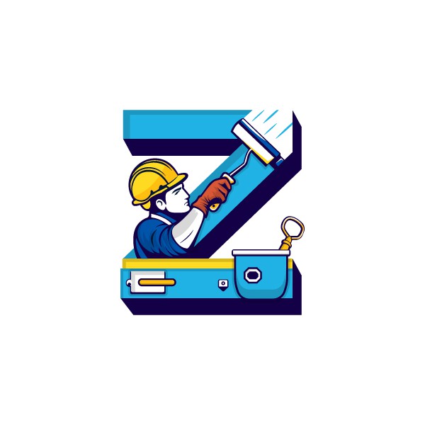 Letter Z Paint
