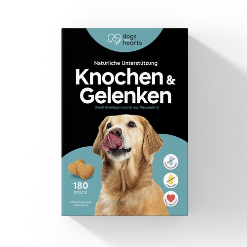 German dog food company needs a remarkable Box-Design for 1st Product (Healthy Snack) Design by Nubia Design