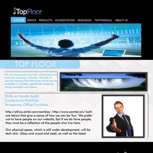 website design for "Top Floor" Limited Réalisé par sulistumo