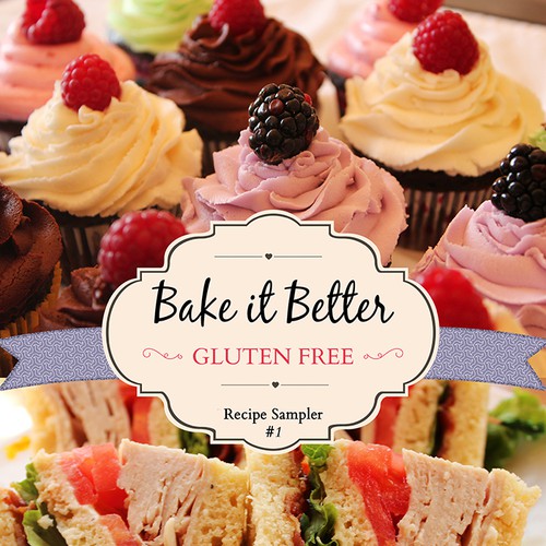 Create a Cover for our Gluten-Free Comfort Food Cookbook Design por PinaBee